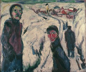 Snelandskab, 1923 af Ernst Ludwig Kirchner